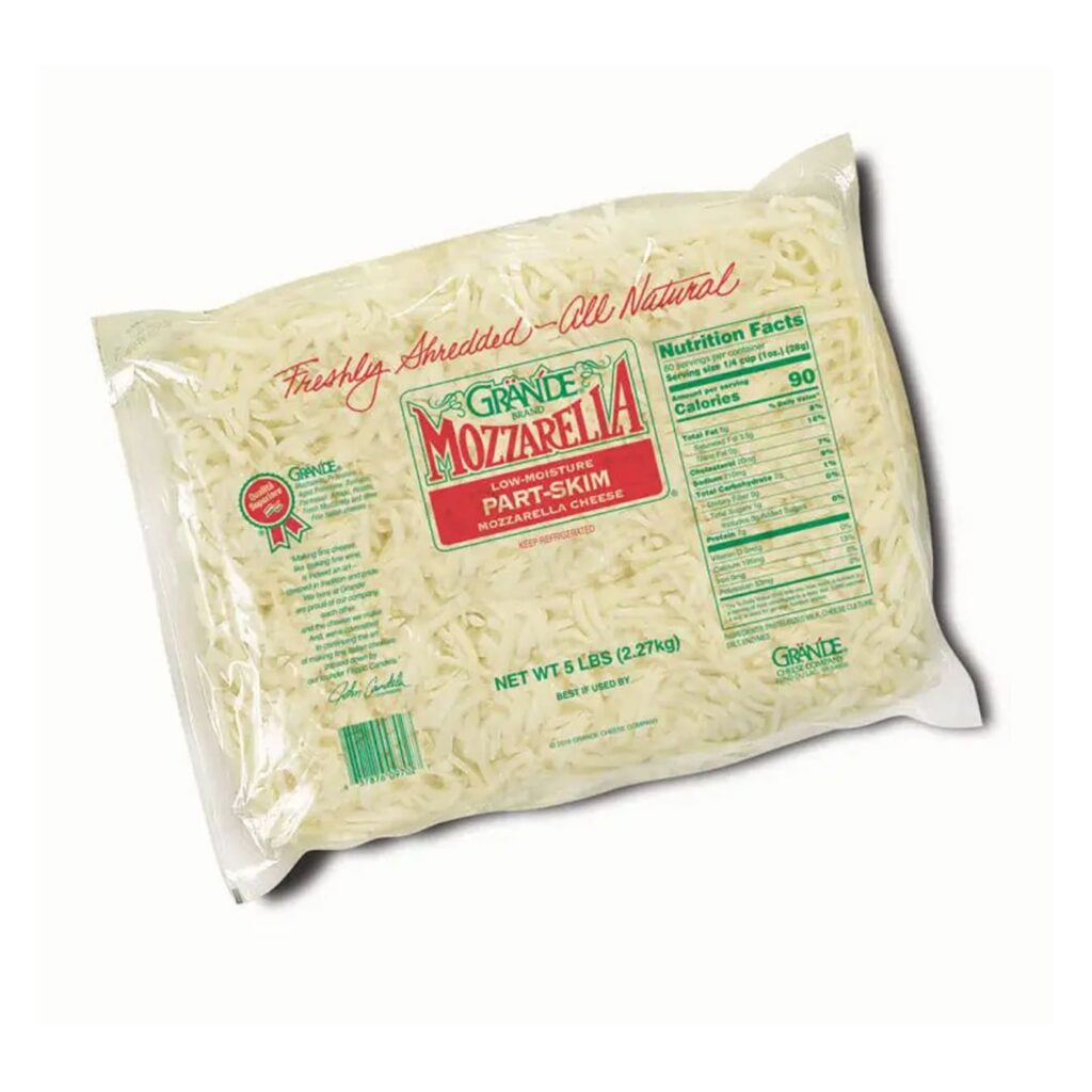 00702-Afino by Grande Mozzarella PS Shred 2.27 kg