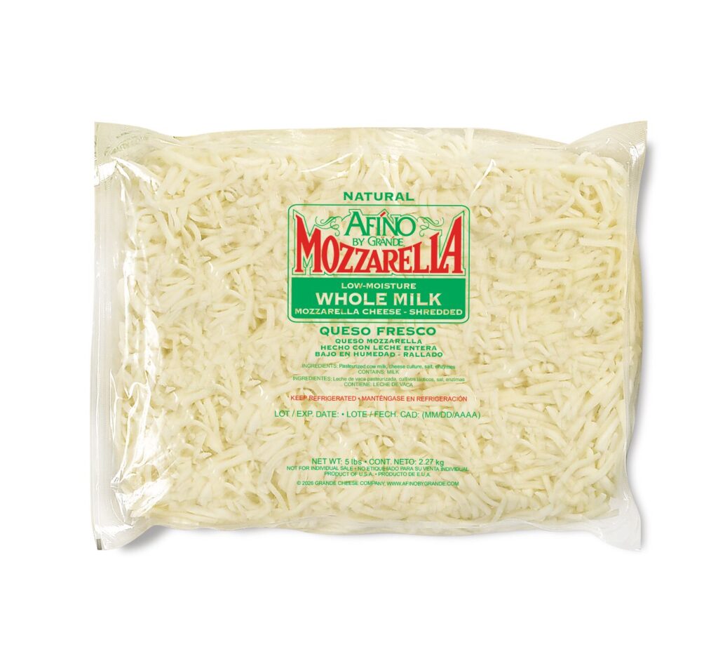 41703-<span translate="no">Afino by Grande</span> Mozzarella WM Shred 2.27 kg MX